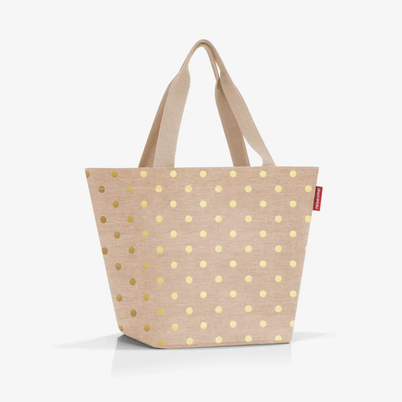 Veske Shopper M Dots Coffee - Reisenthel