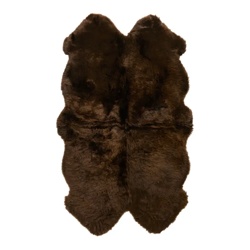 Gently Saueskinnsteppe 110x180 cm – Natural Brown