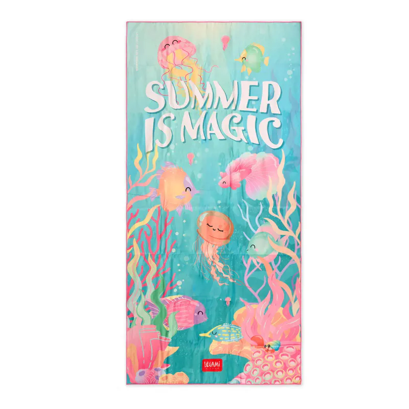 Strandhåndkle Summer is Magic 85x180 cm 