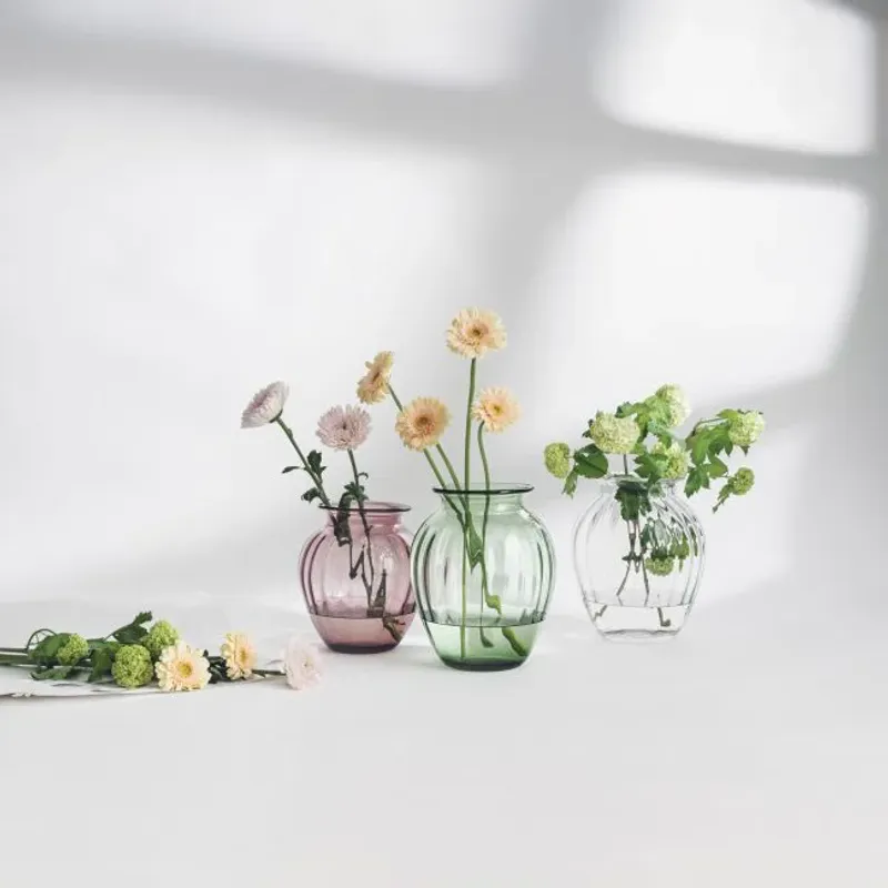 Emily Vase 23cm Rosa Optikk