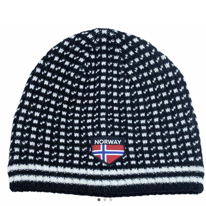 Islender Strikkelue, sort