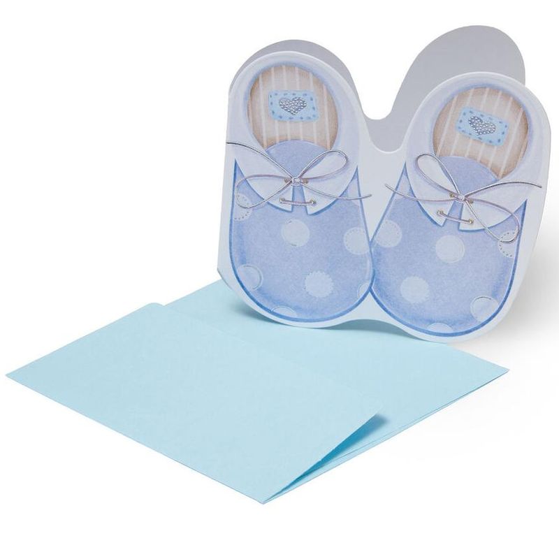 Nyfødtkort S Baby Shoes Boy Legami