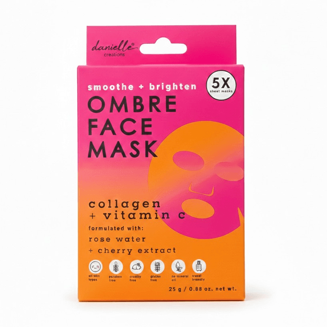 Hovedbilde Ombre Face Mask med Kollagen & Vitamin C – 5 pk