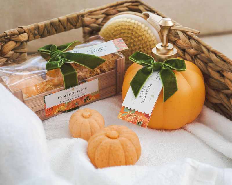 Såpestykker i gaveeske - Pumpkin Spice
