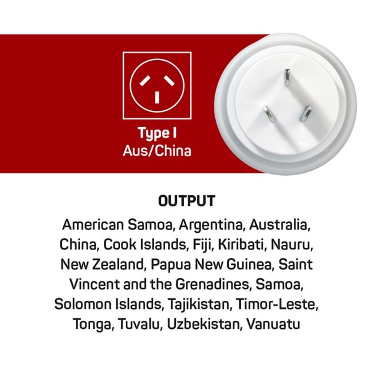 Adapter DUO til Austraila og Kina fra Go Travel