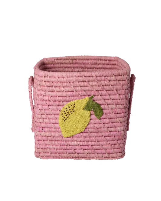Hovedbilde Nydelig rosa kurv med sitron 