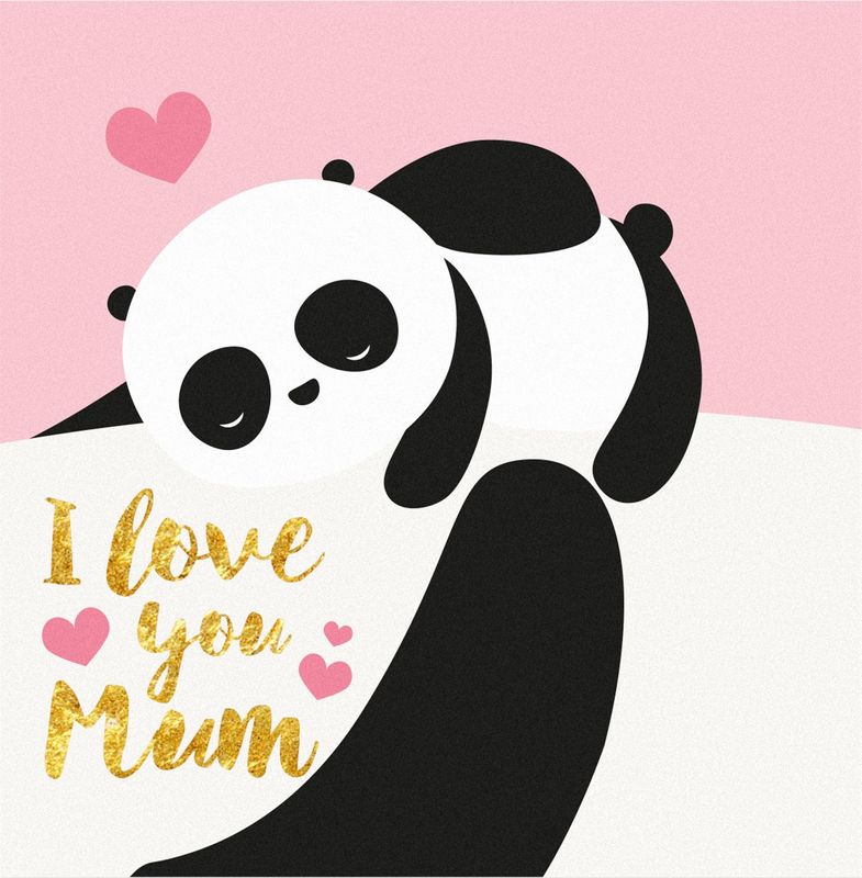 Kort S I love you Mum Legami