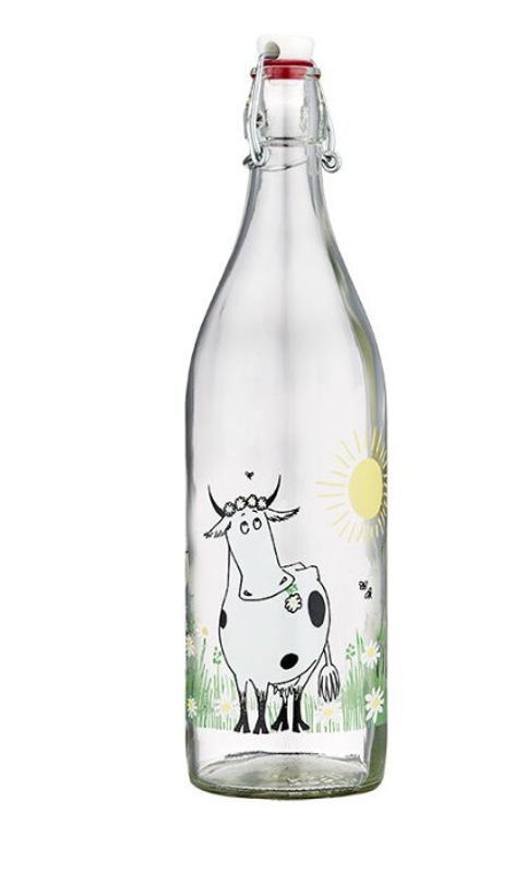 Mummi Glassflaske 1L - i hagen