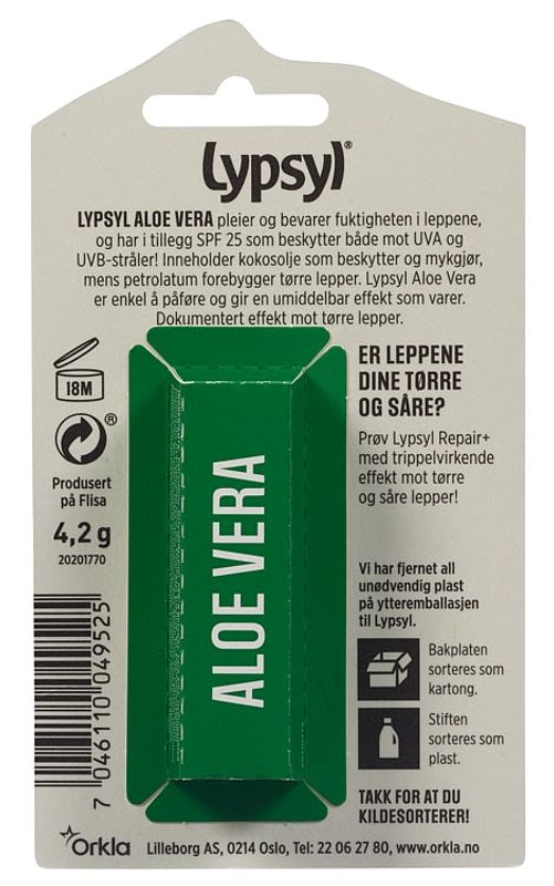 Leppepomade Lypsyl med solfaktor