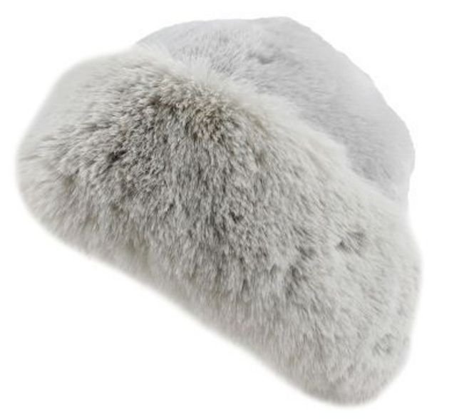 Hovedbilde Pelslue  Super Fluffy, lysegrå
