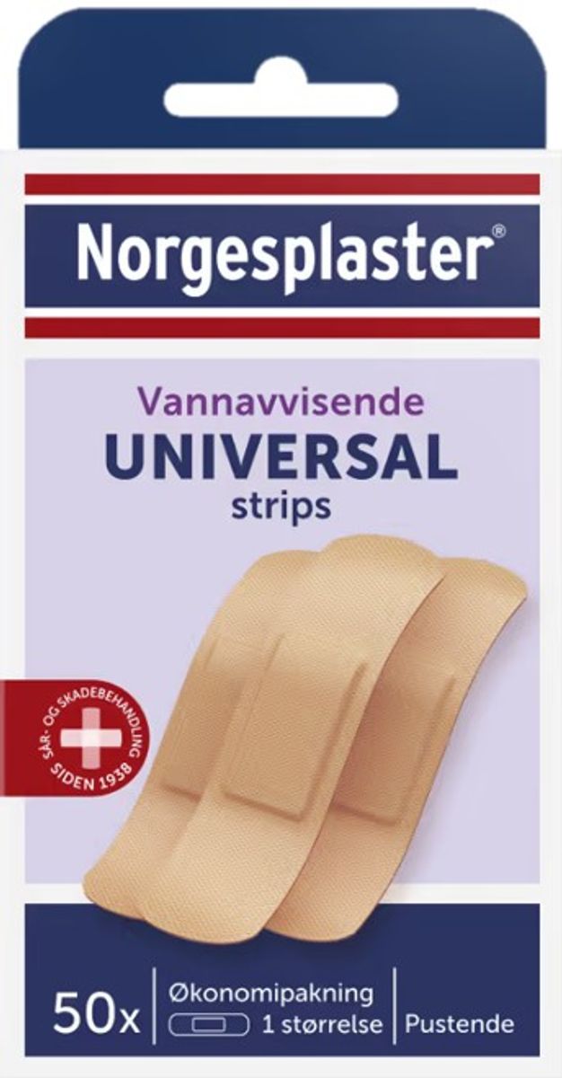 Plaster Universal 50 pk Norgesplaster