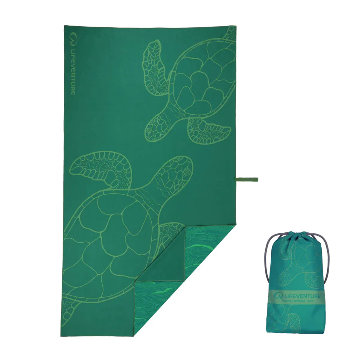 Turhåndkle SoftFibre Trek Towel R Giant Turtle 150 x 90 cm