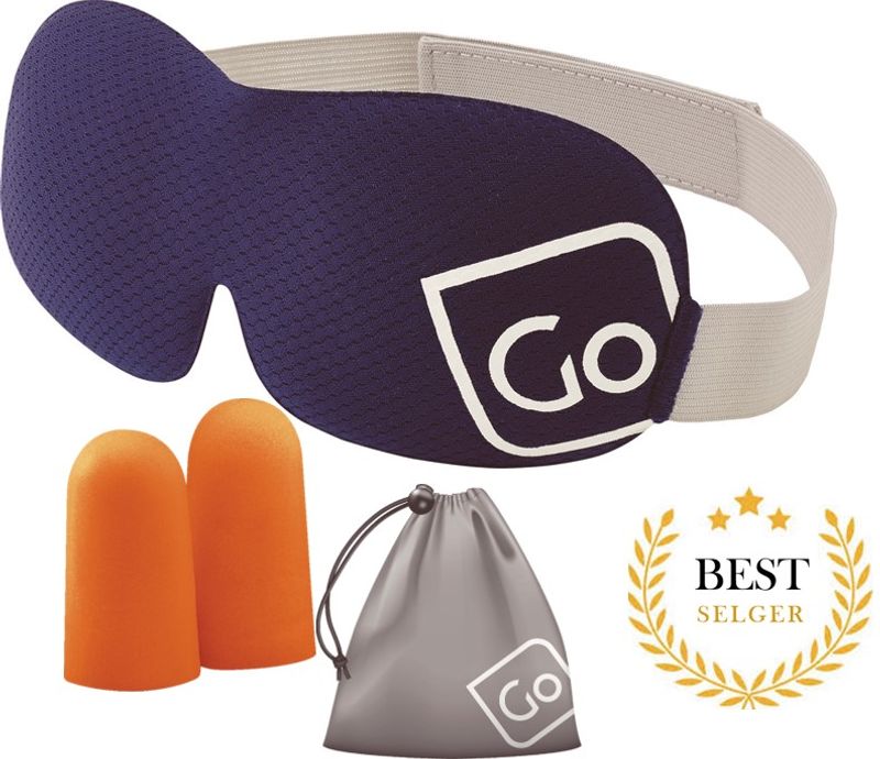 Sovemaske Go Travel Dreamer Komfort med ørepropper