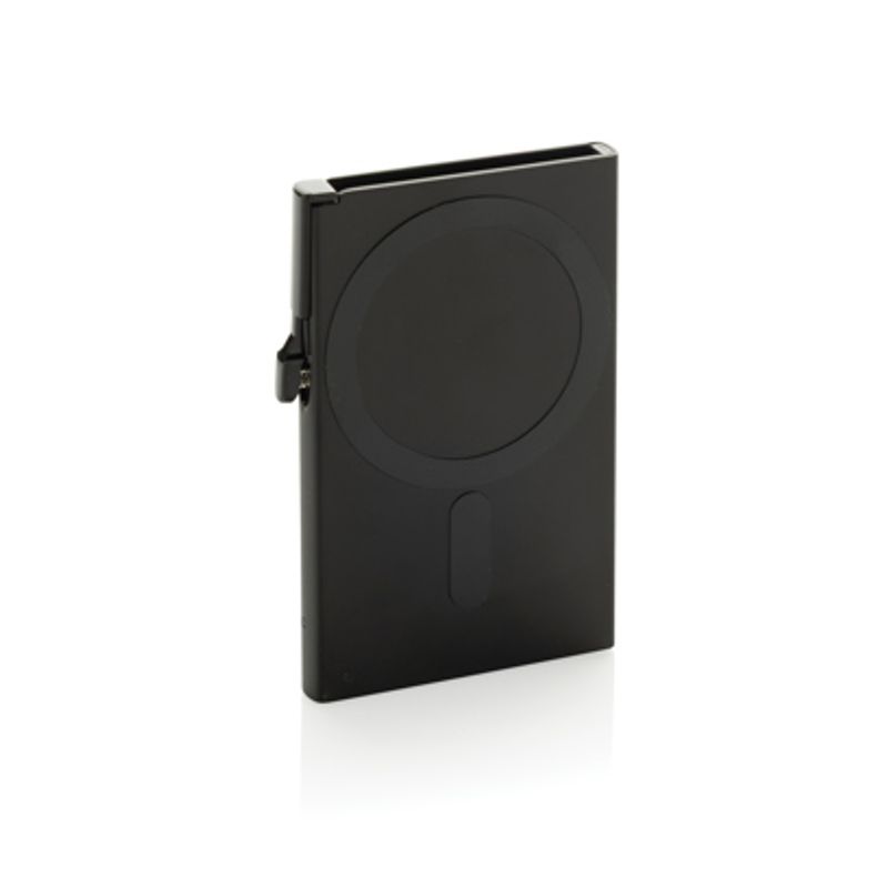 Magnetisk RFID-kortholder i aluminium til mobil – opptil 7 kort