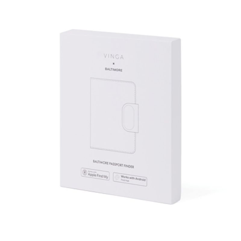 VINGA Baltimore RCS passetui med Finder Dual – sporbar (iOS & Android)