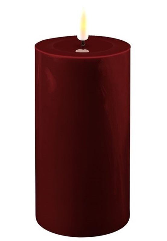 Deluxe Homeart Bourgogne LED Kubbelys 7,5 x 15 cm