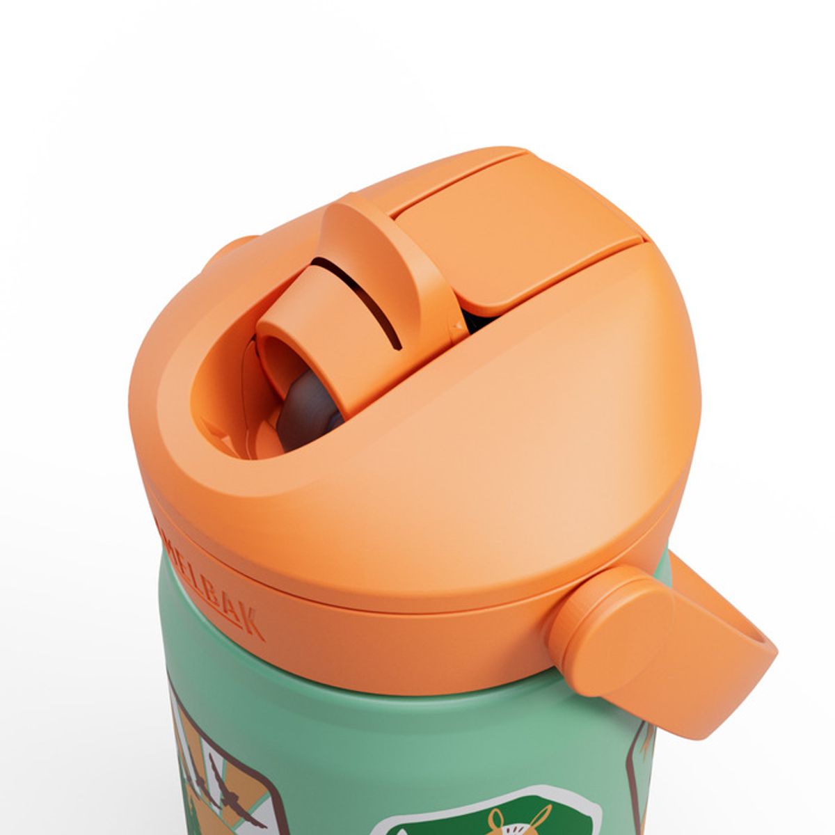 Camelbak Drikkeflaske Barn, Thrive Flip Straw Kids VSS Camp Badges 0,35L