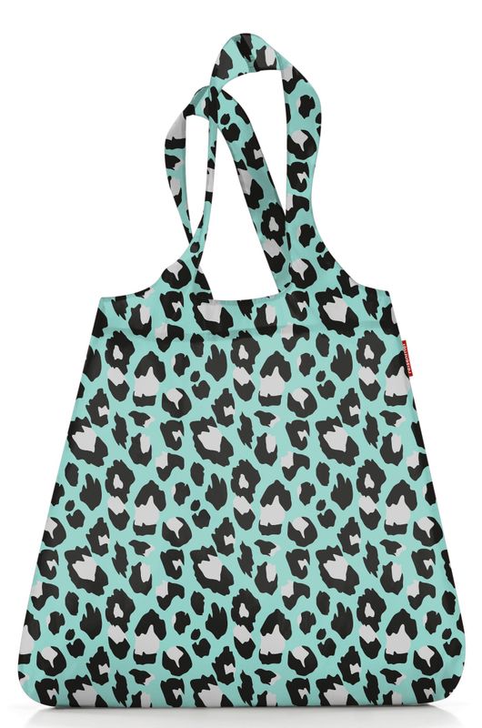 Handlenett 15L Leo Pastell, leopard blå - Reisenthel