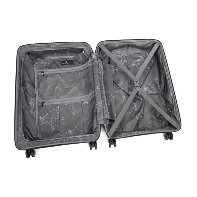North Pioneer Oslo Koffert Medium 4 hjul, 67 cm, 62L
