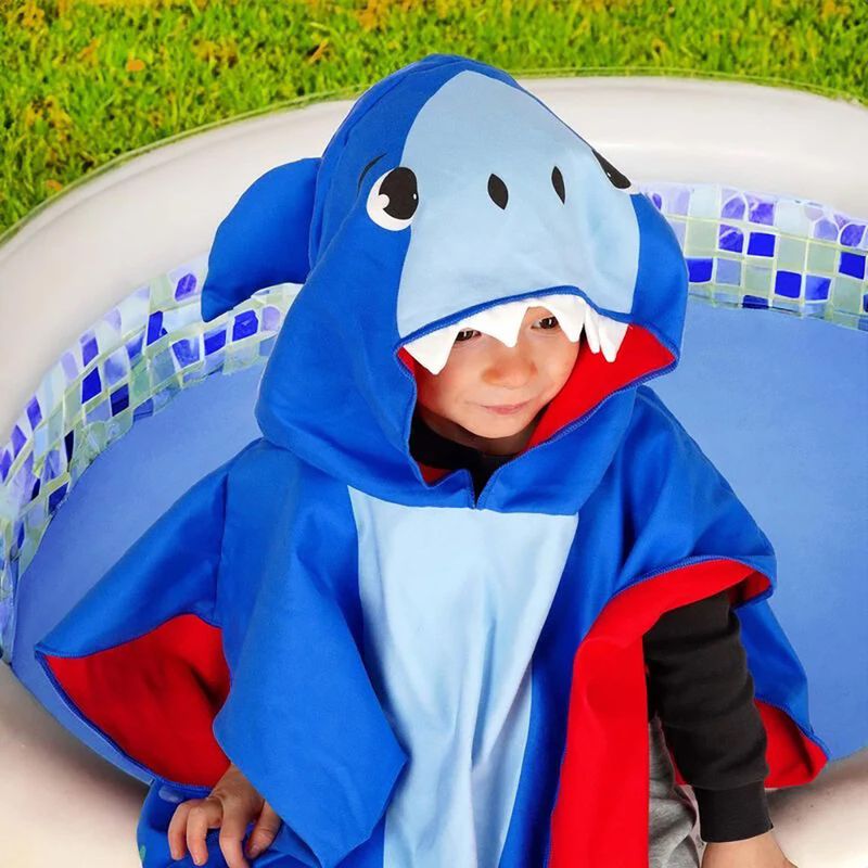 Badeponcho Shark fra Legami