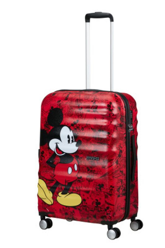 Koffert Spinner 64L Disney Wavebreaker Mikke Rød