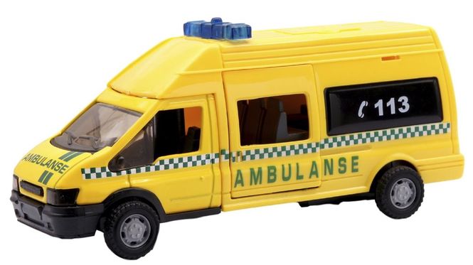 Hovedbilde Lekebil Ambulanse m/lyd og lys 20 cm