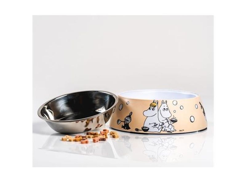 Mummi Pets Matskål - Medium Beige