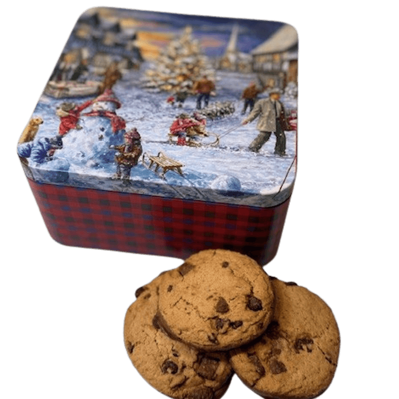 Julemarked – kvadratisk kakeboks