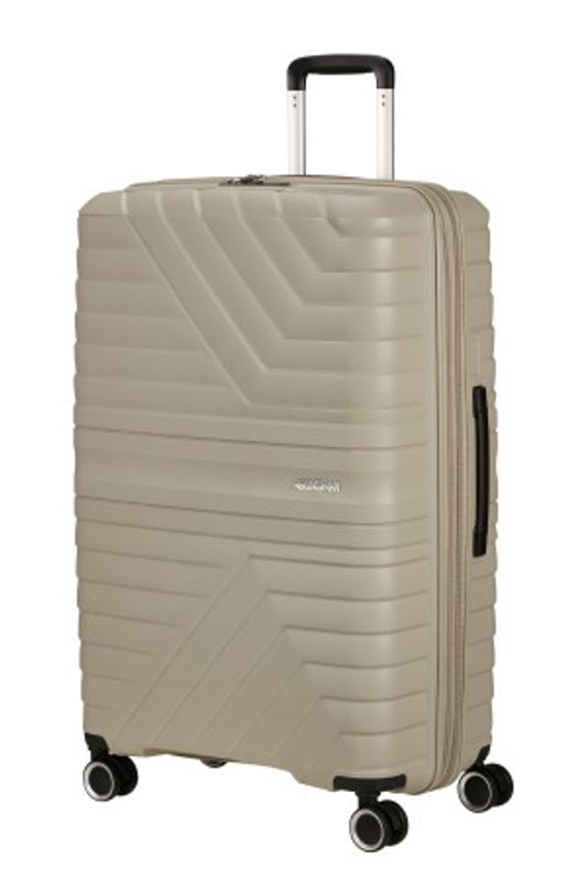 American Tourister Flytwist stor koffert 78 cm – Sandstone