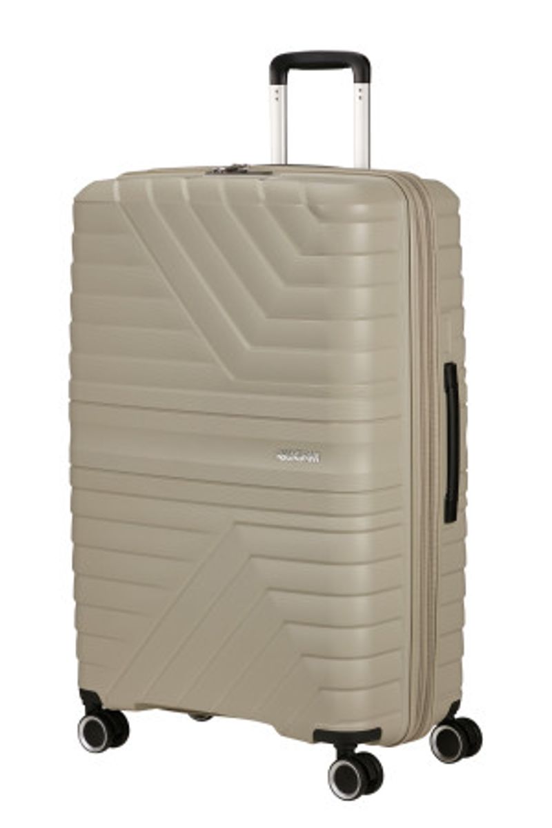 American Tourister Flytwist stor koffert 78 cm – Sandstone
