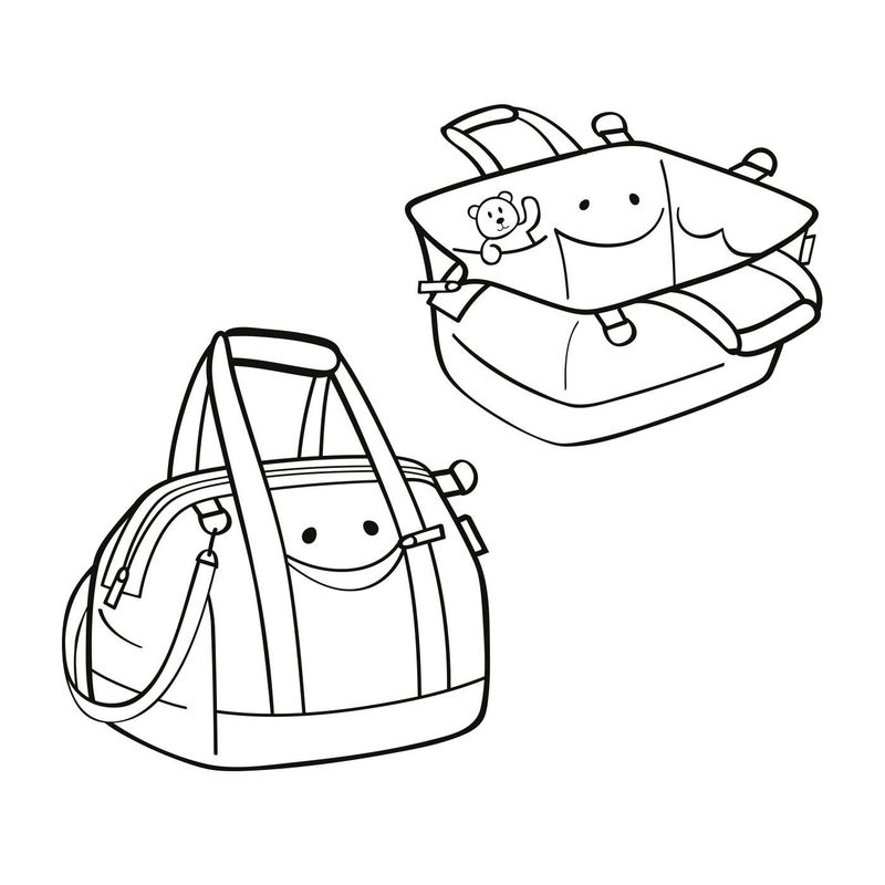 Weekendbag barn, Panda fra Reisenthel