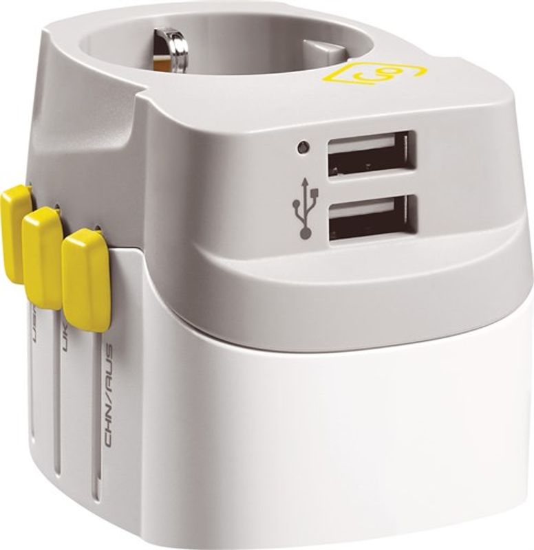 Adapter WW + Twin USB-A, jordet