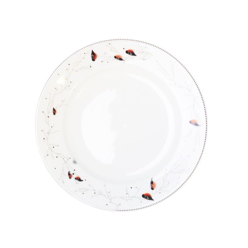 Dompap Tallerken 21 cm - Porsgrunds Porselænsfabrik