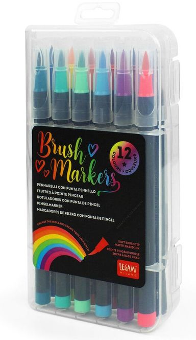 Hovedbilde Tusj 12pk Brush Markers  Legami