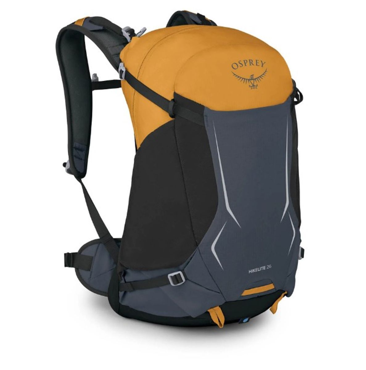 Superlett dagstursekk Hikelite 26 fra Osprey, Tungsten Yellow