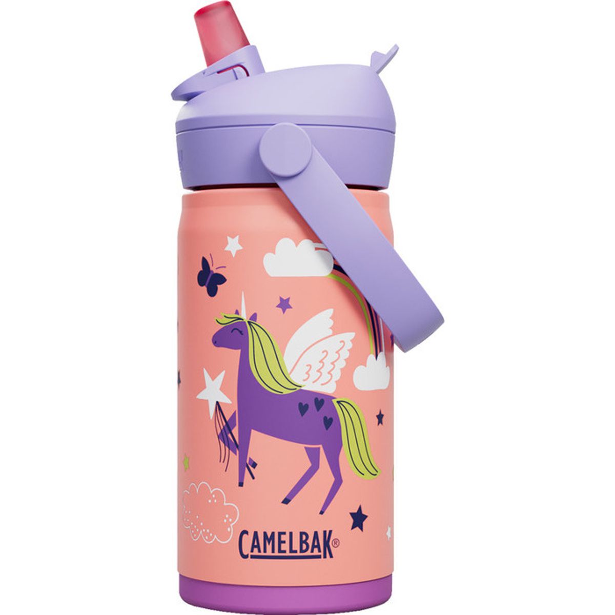 Camelbak Drikkeflaske Barn, Thrive Flip Straw Kids VSS Magic Unicorns 0,35L