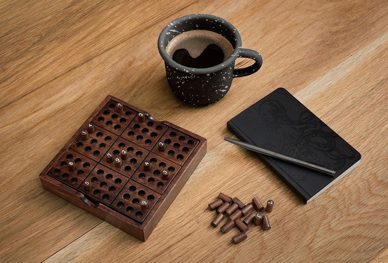 Iron & Glory Sudoku i treboks med 81 trebrikker