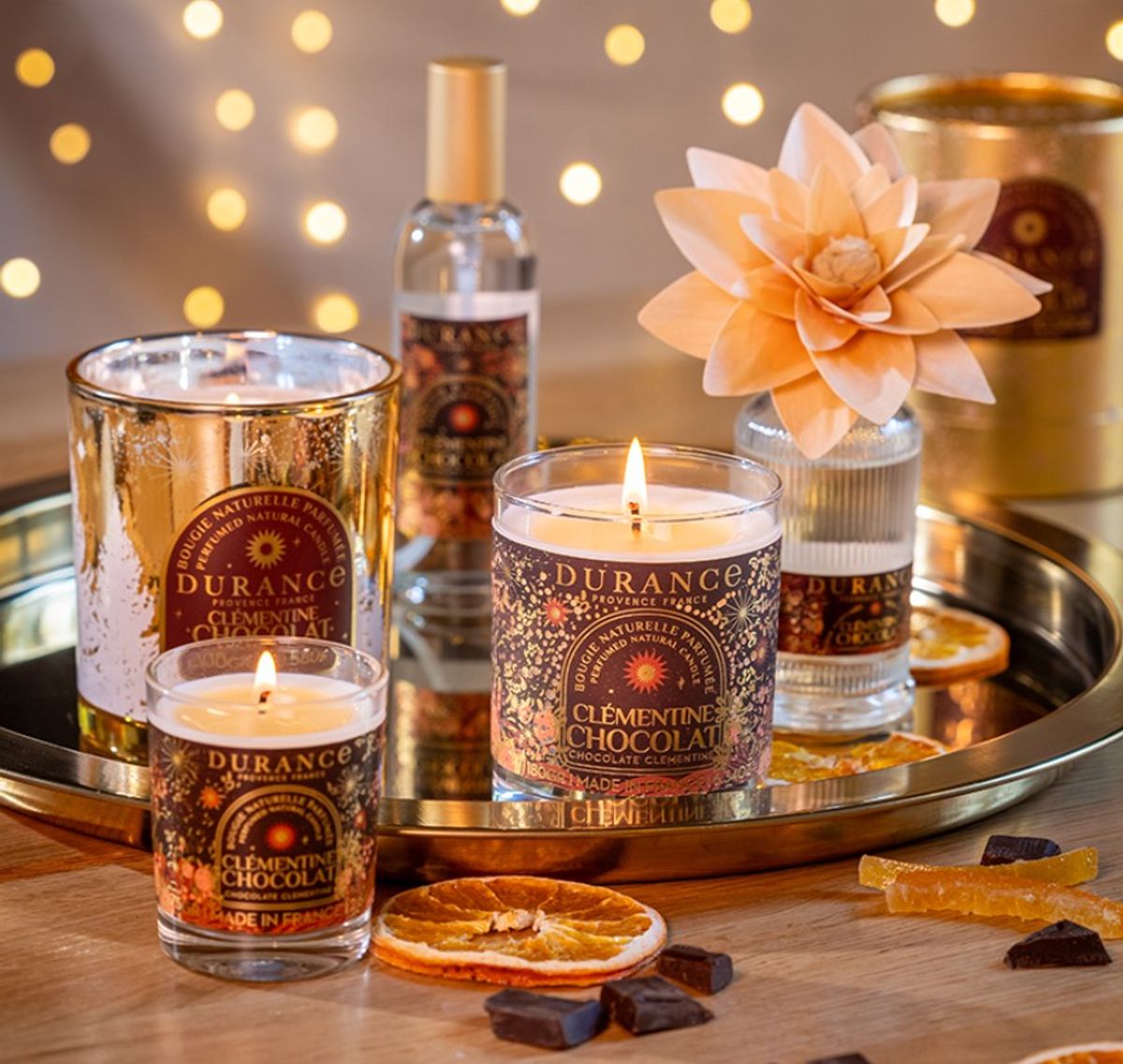 Durance Duftlys 75g - Klementin & Sjokolade