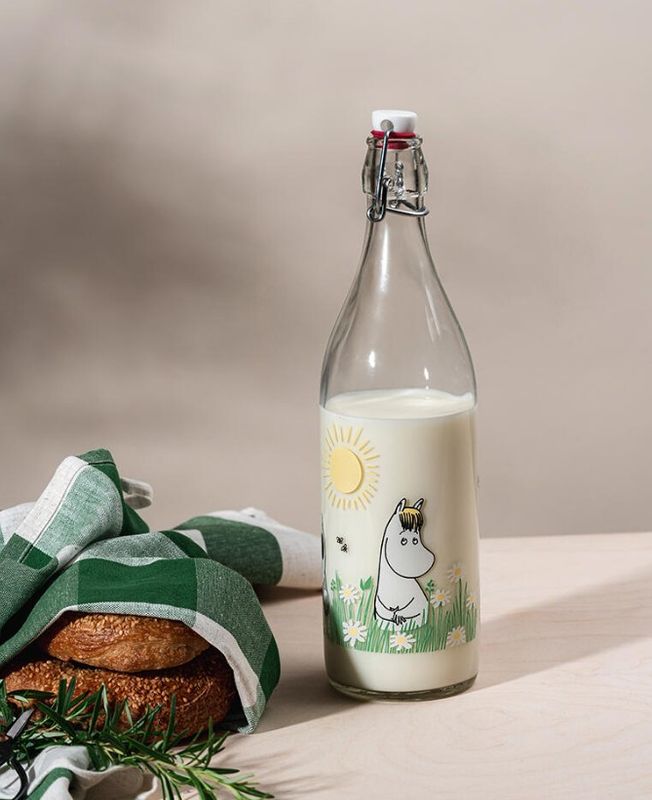 Mummi Glassflaske 1L - i hagen