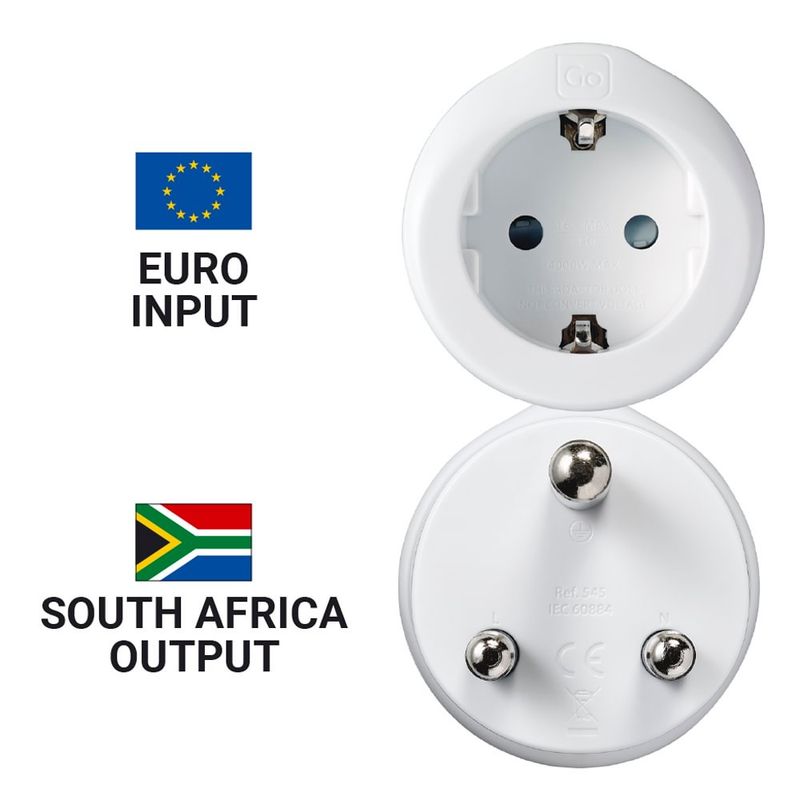 Adapter (Type M)  til Sør-Afrika fra Go Travel