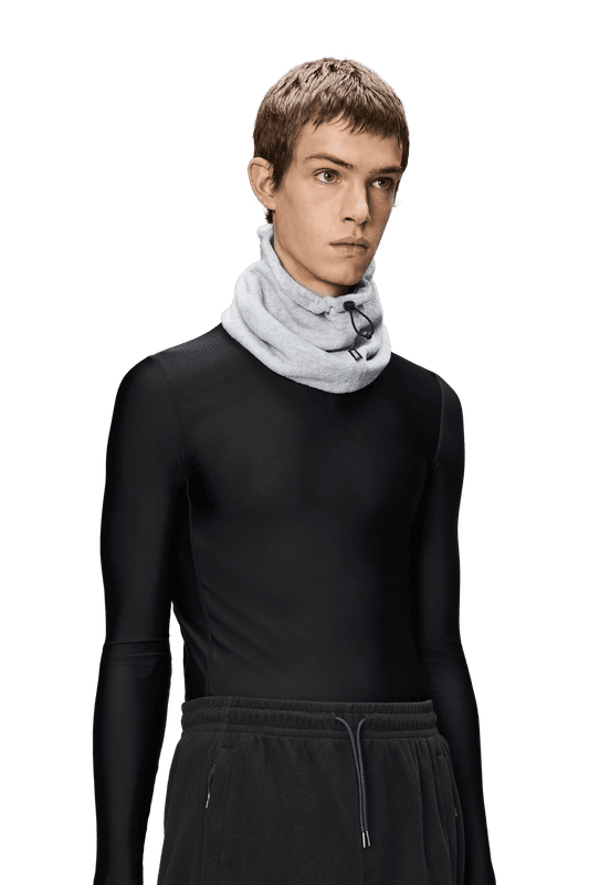 Rains Feece Tube Scarf T1-Grey Melange