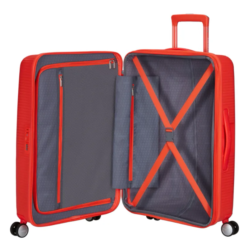Koffert utvidbar 71-81L og 4 hjul Soundbox 