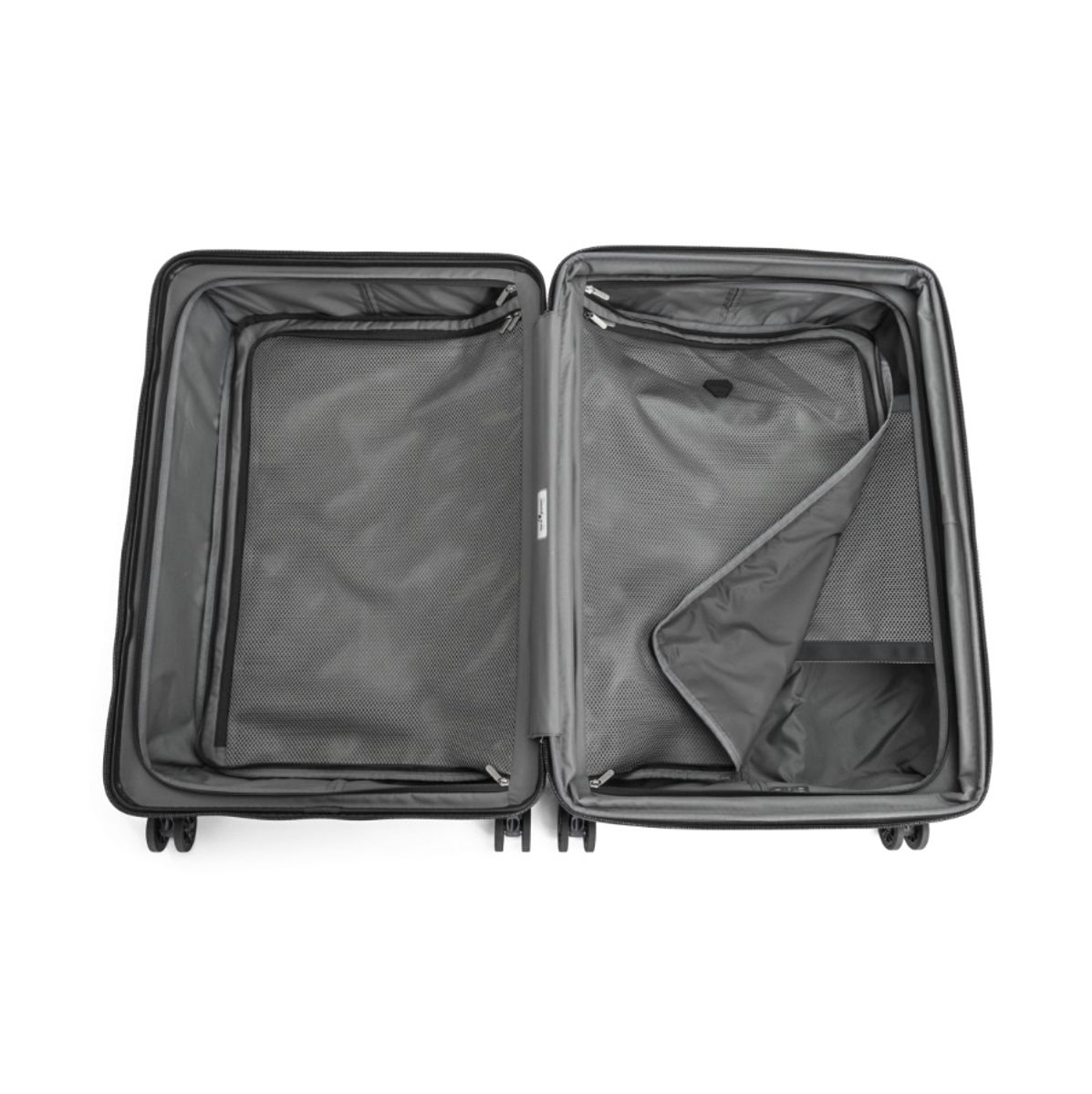 North Pioneer Vintage Pro Utvidbar Koffert, 65 cm, 70/78L, Sort