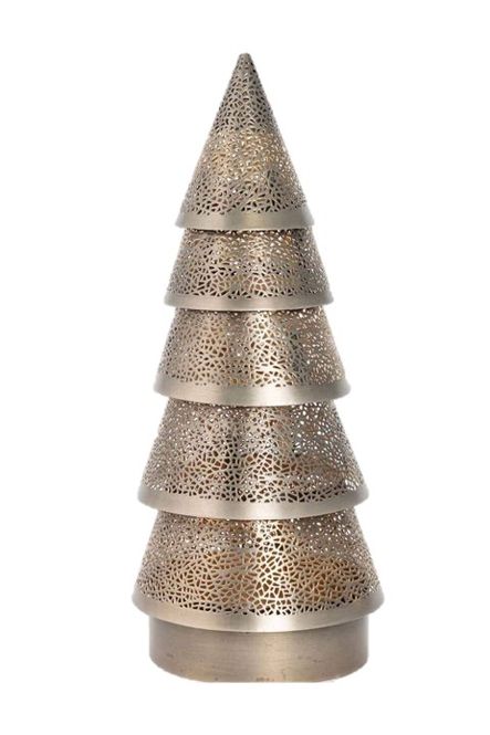 Hovedbilde Halvor Bakke Santa telysholder juletre, stor 