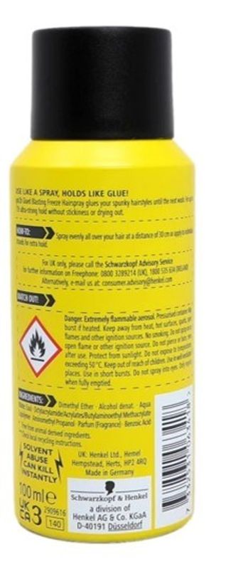 Hårspray Blasting Freeze 100 ml