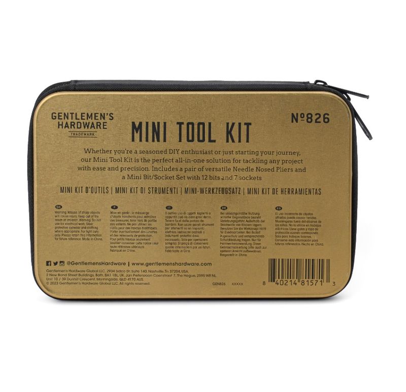 Multiverktøy Compact Tools of the Trade – 19-delers verktøysett Gentleman's Hardware