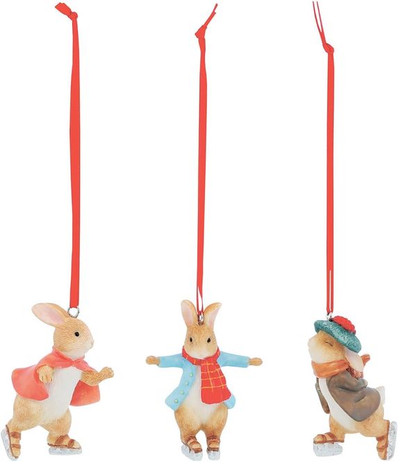 Hovedbilde Peter Rabbit Juletrepynt 3PK