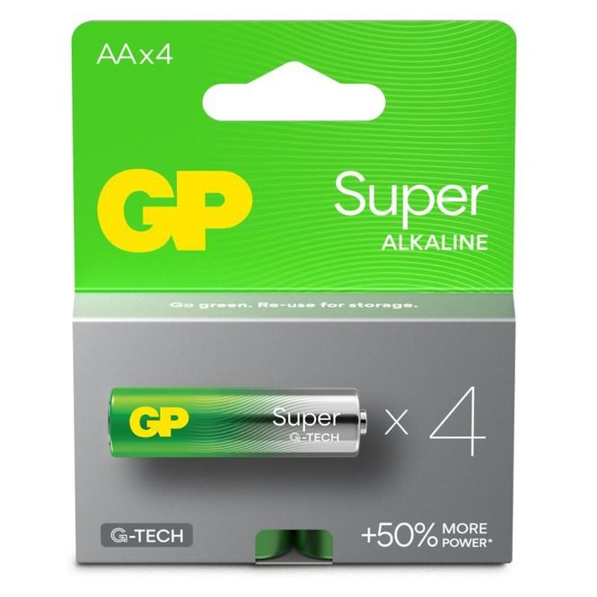 Hovedbilde Batteri AA Super Alkaline GP