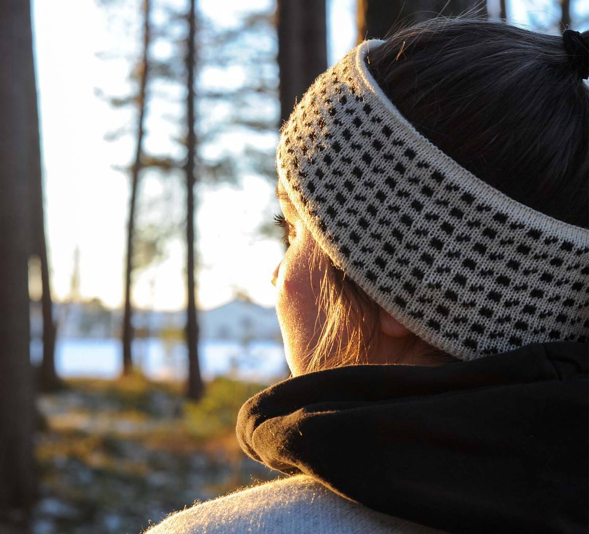 Pannebånd Islender hvit