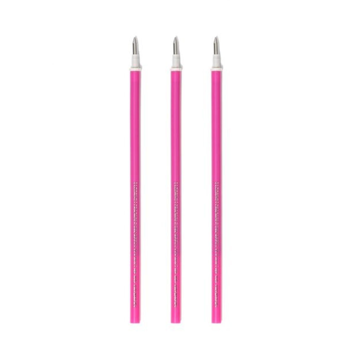 Refill til viskelærpenner – 3-pk rosa blekk – Legami